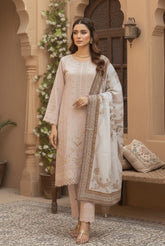 Umer Aayan 3 Piece Stitched Lawn Suit -Ready to wear