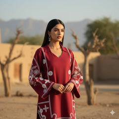 Umer Aayan 2 Piece Stitched Lawn Suit - Ready to wear