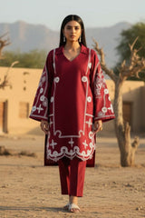 Umer Aayan 2 Piece Stitched Lawn Suit - Ready to wear