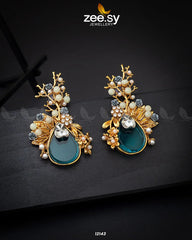 Willows Earrings Sea Green - Zeesy Jewellery