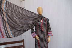 Girl woman Printed Embroidered Lawn Stitch Shirt Kurti Frock Cotton Dupatta Printed Trouser