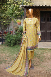 Girl woman Printed Embroidered Lawn Stitch Shirt Kurti Frock Cotton Dupatta Printed Trouser