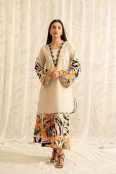 Brandlo PK Light Beige Tie-Dye Print 2- cordset ( Y-97 )