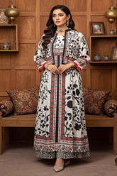 Brandlo PK Elegant Traditional Print Koti Style Maxi 2-Piece (YL 114)