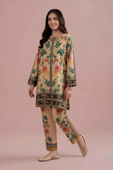 Stitching Cotton Unstitched 2 Piece Printed Lawn Suit-WPLU-06