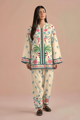 Stitching Cotton Unstitched 2 Piece Printed Lawn Suit-WPLU-02