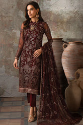 Emirah By Zarif Unstitched 3 Piece Luxury Formals Suit-ZEF 03 CHARM