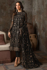 Emirah By Zarif Unstitched 3 Piece Luxury Formals Suit-ZEF 05 HOOR