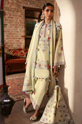 Nagina By Zaha Unstitched 3 Piece Festive Lawn Collection'2025-ZF-25-01-Meherbano