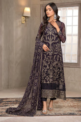 Falak by Zarif Unstitched 3 Piece Festive Formal Suit-ZF-02-Azalea
