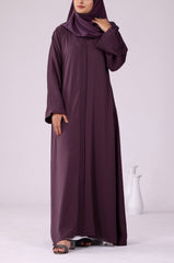 Bustangi Dark Purple Abaya