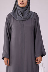 Bustangi Grey Abaya