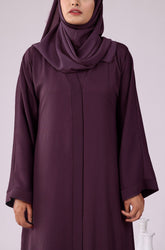 Bustangi Dark Purple Abaya