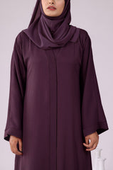Bustangi Dark Purple Abaya