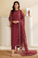 Roohi By Zarif Unstitched 3 Piece Formal Edit Suit-ZRF-RFE-03-AFRAH