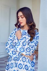Qurb Stitched 2 Piece Summer Collection'2025-Zambak