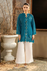 Dhaga Stitched 2 Piece Summer Suit-Zinnia