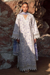 Summer Together By Afrozeh Unstitched 3 Piece Lawnkari Vol-03 Collection-AL-09-Zircon