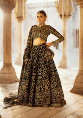 Dastoor By Aik Atelier Unstitched 3 Piece Luxury Velvet Suit-LOOK 01