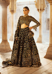 Dastoor By Aik Atelier Unstitched 3 Piece Luxury Velvet Suit-LOOK 01