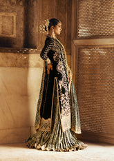 Dastoor By Aik Atelier Unstitched 3 Piece Luxury Velvet Suit-LOOK 02
