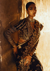 Dastoor By Aik Atelier Unstitched 3 Piece Luxury Velvet Suit-LOOK 04