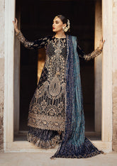 Dastoor By Aik Atelier Unstitched 3 Piece Luxury Velvet Suit-LOOK 07