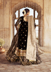 Dastoor By Aik Atelier Unstitched 3 Piece Luxury Velvet Suit-LOOK 09