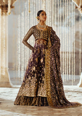 Dastoor By Aik Atelier Unstitched 3 Piece Luxury Velvet Suit-LOOK 10