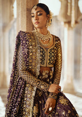 Dastoor By Aik Atelier Unstitched 3 Piece Luxury Velvet Suit-LOOK 10
