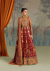 Lady Aik By Aik Atelier Unstitched 3 Piece Formals Vol-01 Suit-LOOK 01