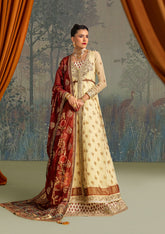 Lady Aik By Aik Atelier Unstitched 3 Piece Formals Vol-01 Suit-LOOK 03