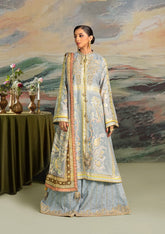 Lady Aik By Aik Atelier Unstitched 3 Piece Formals Vol-01 Suit-LOOK 04