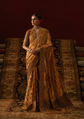 Aik Atelier Unstitched 3 Piece Formals Sari Edit Suit-LOOK 04