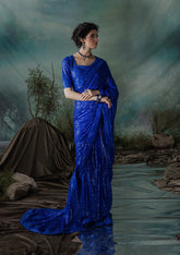 Aik Atelier Unstitched 3 Piece Luxury Formals Sari Edit Suit-A2405