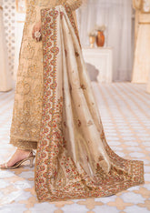 Aik Atelier Wedding Festive Shawl Vol-01-GOLD TISSUE SHAWL