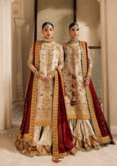 Aik Atelier Unstitched 3 Piece Wedding Festive Vol-01 Suit-LOOK 03