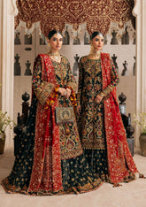 Aik Atelier Unstitched 3 Piece Wedding Festive Vol-01 Suit-LOOK 06
