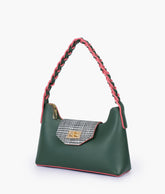 RTW Creation - Army green purse with braided strap