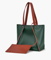 RTW Creation - Army green shopping tote bag