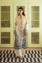 Qariney Stitched 2 Piece Silk Collection-Viana