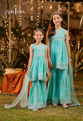 Asim Jofa Kids Pret Ajlk-10 Embroidered Poly Chiffon 3 Pcs