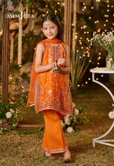 Asim Jofa Kids Pret Ajlk-06 Embroidered Poly Chiffon 3 Pcs