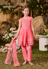Asim Jofa Kids Pret Ajlk-09 Embroidered Poly Chiffon 3 Pcs