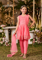 Asim Jofa Kids Pret Ajlk-09 Embroidered Poly Chiffon 3 Pcs