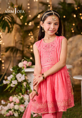 Asim Jofa Kids Pret Ajlk-09 Embroidered Poly Chiffon 3 Pcs