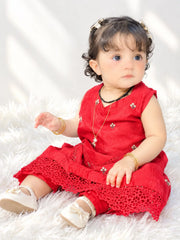 Urban Cut Cotton Embroidered 2-Piece Traditional Dress Set-K0016