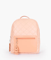 RTW Creation - Baby pink quilted mini backpack