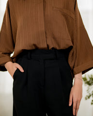 Era By Qariney Western Drop-1 2025-Black Pants