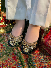 black Khussa Shoes
